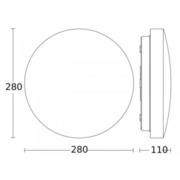 Steinel 079734 - LED Plafondlamp met sensor RS 20 S LED/9,4W/230V 3000K IP44