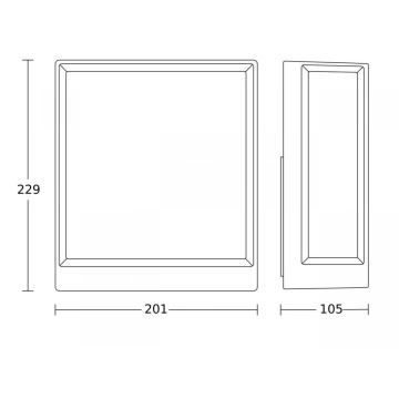 Steinel 085230 - Applique murale extérieure à intensité variable L40C LED/12,9W/230V IP54 anthracite