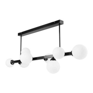 Suspension barre ASTRO 8xG9/5W/230V noire