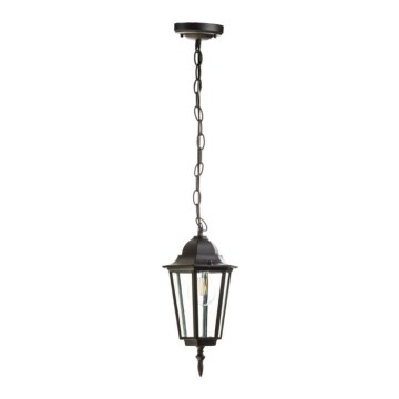 Suspension d'extérieur avec chaîne 1xE27/60W/230V noir