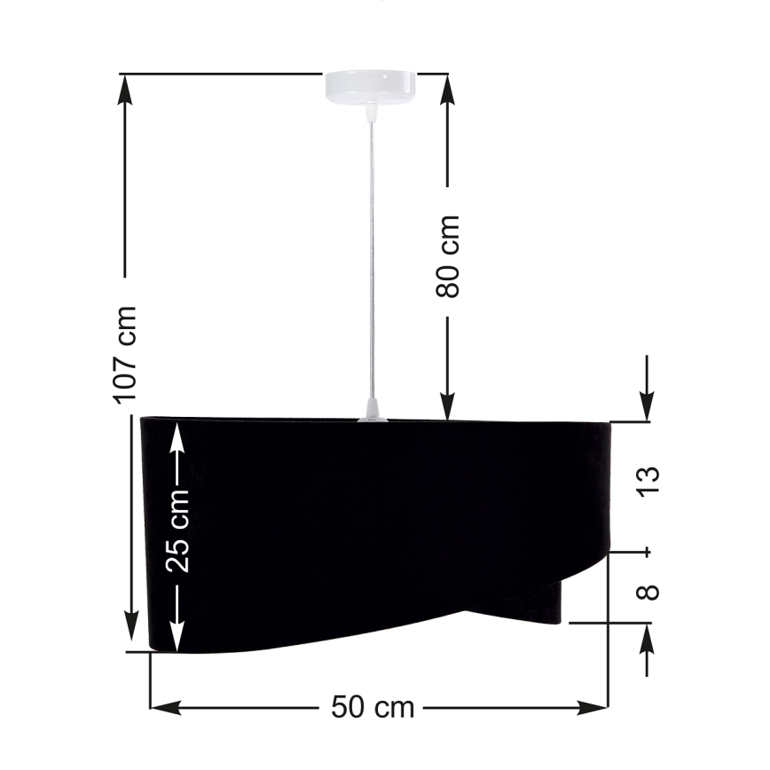 Suspension fil GALAXY 1xE27/60W/230V