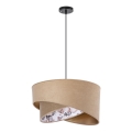 Suspension filaire 1xE27/60W/230V beige