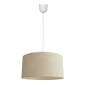 Suspension filaire ALBA 1xE27/60W/230V d. 40 cm beige