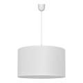 Suspension filaire ALBA 1xE27/60W/230V d. 45 cm blanche