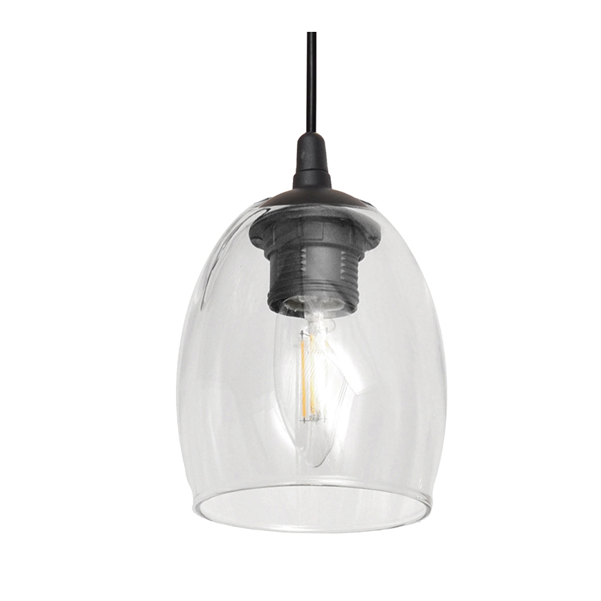 Suspension filaire BRILLANT 1xE27/60W/230V transparent