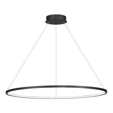 Suspension filaire de salle de bain SATURNO LED/57W/230V d. 100 cm IP44 anthracite