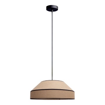 Suspension filaire MANISO 1xE27/60W/230V d. 45 cm beige