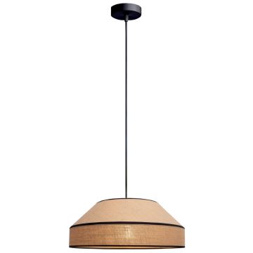 Suspension filaire MANISO 1xE27/60W/230V d. 45 cm beige