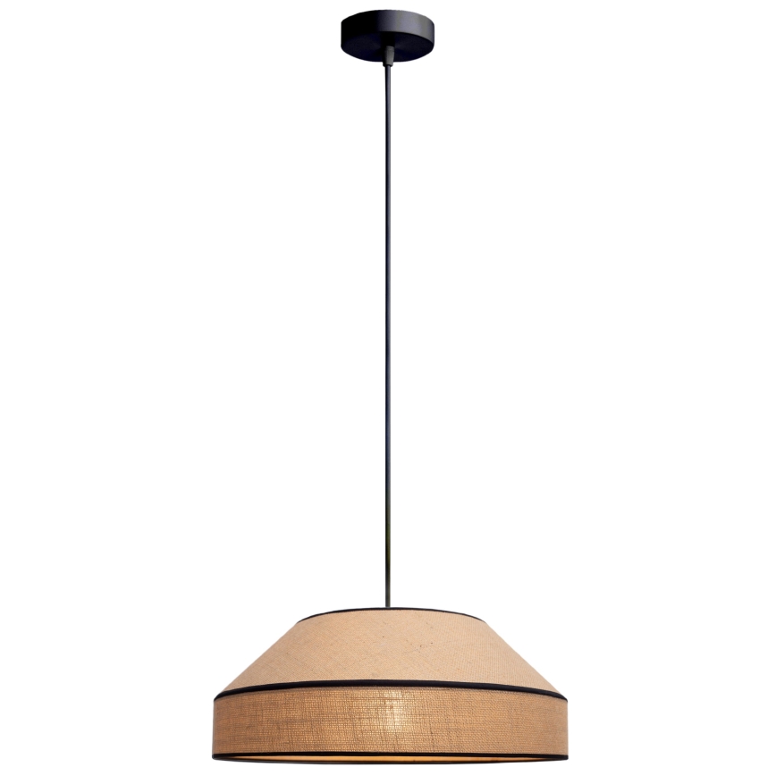 Suspension filaire MANISO 1xE27/60W/230V d. 45 cm beige