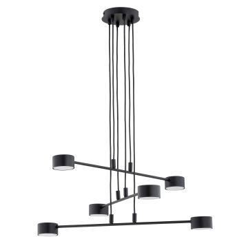 Suspension filaire MODUS 6xGX53/12W/230V noir