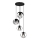 Suspension filaire MOONLIGHT 4xE27/60W/230V noir