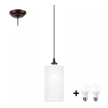 Suspension filaire NOEL MINI 1xE27/60W/230V blanc