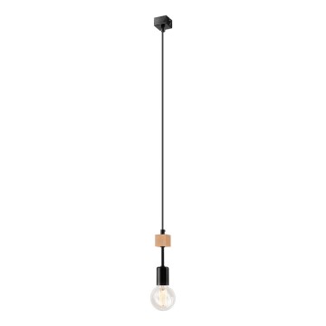 Suspension filaire ORAZIO 1xE27/60W/230V hêtre - certifié FSC