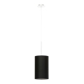 Suspension filaire OTTO 1xE27/60W/230V d. 15 cm noire