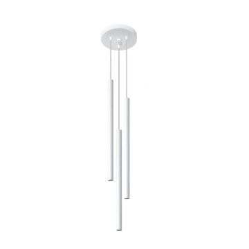 Suspension filaire PASTELO 3xG9/8W/230V blanc