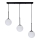 Suspension filaire POMPEI 3xE27/40W/230V noir