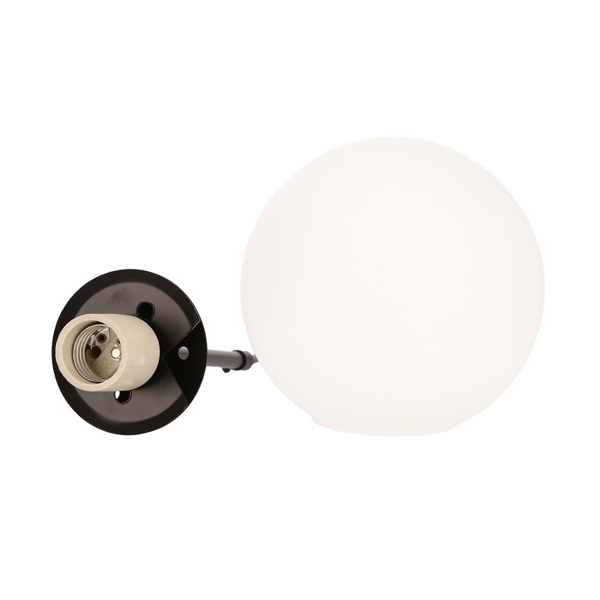 Suspension filaire POMPEI 3xE27/40W/230V noir