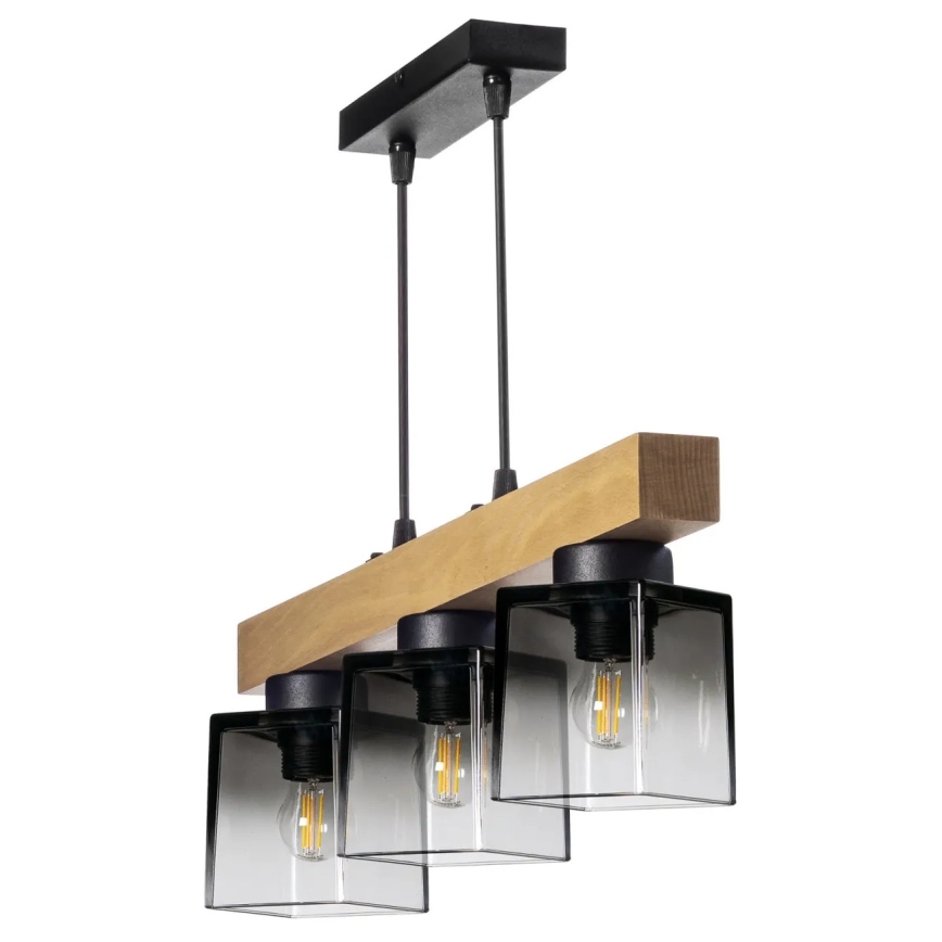 Suspension filaire RUSTIC RADIANCE 3xE27/60W/230V