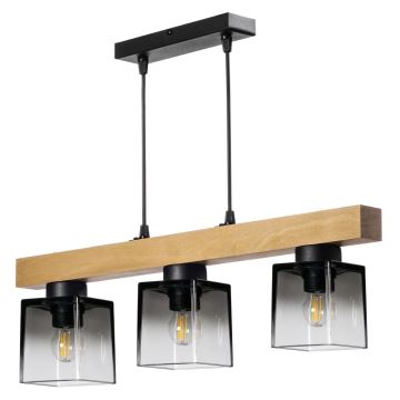 Suspension filaire RUSTIC RADIANCE 3xE27/60W/230V