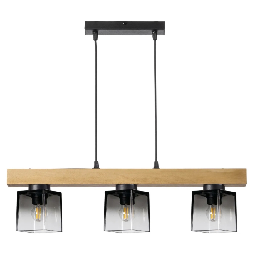 Suspension filaire RUSTIC RADIANCE 3xE27/60W/230V