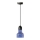 Suspension filaire TERRAZZO 1xE27/60W/230V d. 12 cm bleu