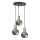 Suspension filaire UPRA 3xE27/60W/230V noir/or