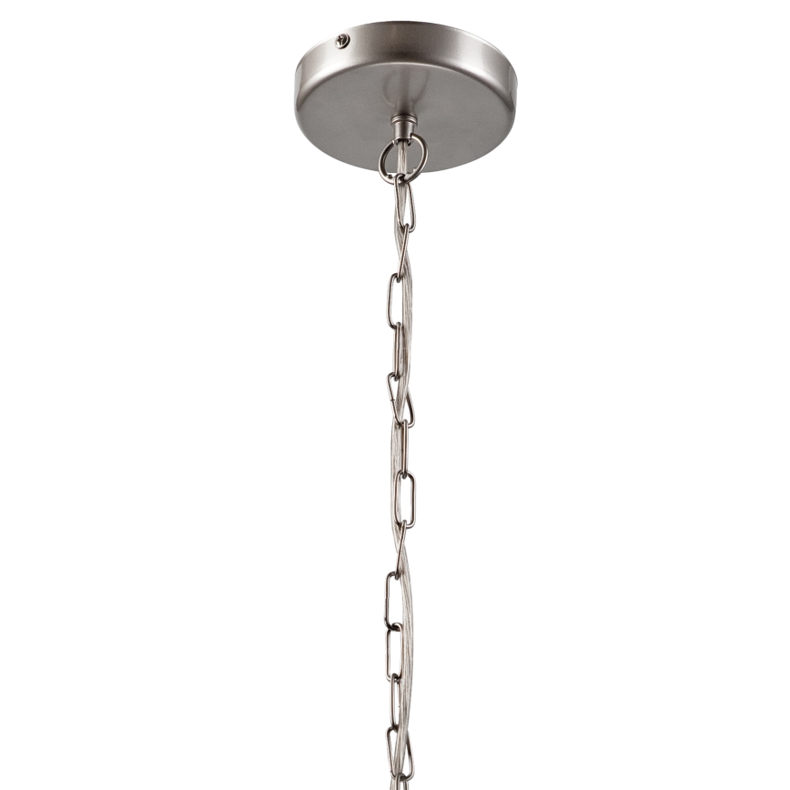 Suspension sur chaîne GINA 5xE27/60W/230V chrome