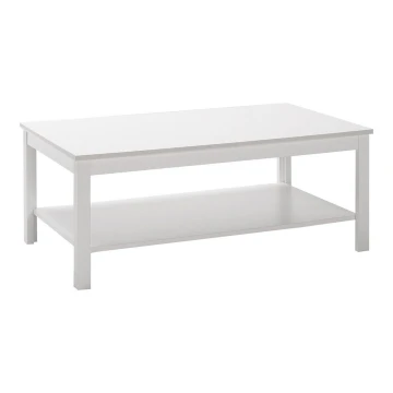 Table basse 40x103 cm blanc
