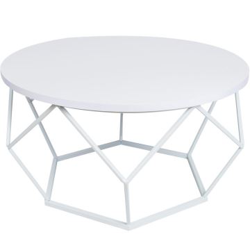 Table basse DIAMOND 40x70 cm blanche