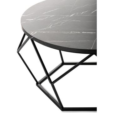 Table basse MARMUR 40x70 cm noire