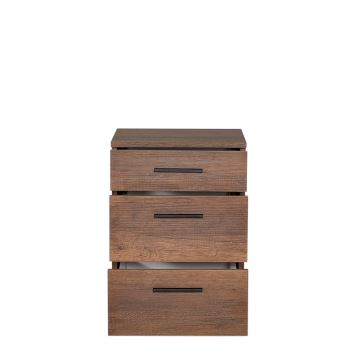 Table de chevet 57x40 cm marron