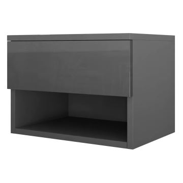 Table de chevet NECE 32x45 cm anthracite