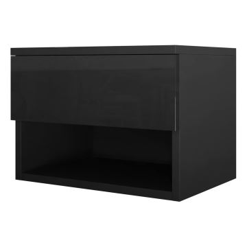 Table de chevet NECE 32x45 cm noir