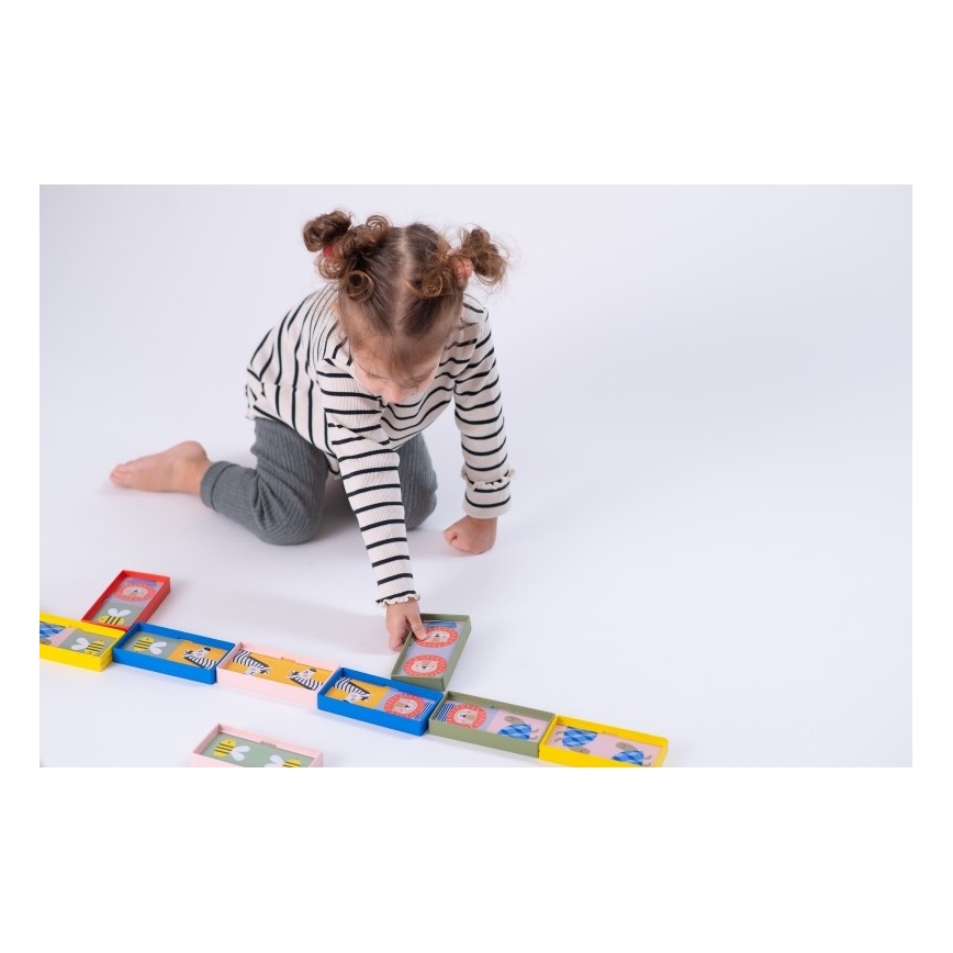 Taf Toys - Dominos enfants 4en1 animaux