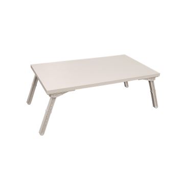 Tafel voor op Bed GUSTO 24x60 cm wit