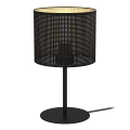 Tafellamp LOFT SHADE 1xE27/60W/230V diameter 18 cm zwart/gouden