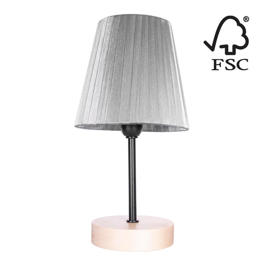 Tafellamp MILA 1xE14/25W/230V birch – FSC gecertificeerd