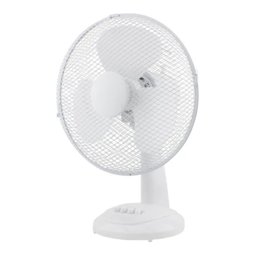 Tafelventilator 30cm, wit, 3 snelheden, 40W