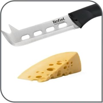 Tefal - Couteau à fromage en acier inoxydable COMFORT 12 cm chrome/noir