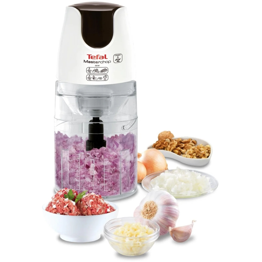 Tefal - Hachoir électrique 500 ml MASTERCHOP XL 500W/230V blanc