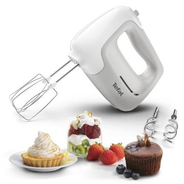 Tefal - Handmixer PREP'MIX+ 450W/230V grijs/wit