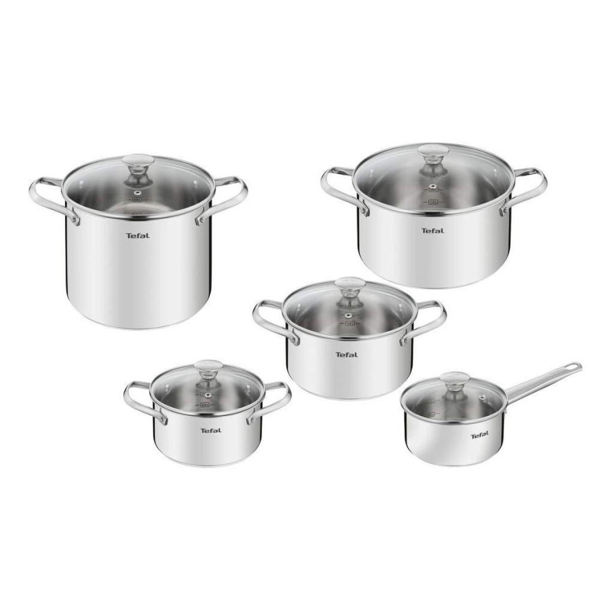 Tefal - Lot x10 Casserole COOK EAT acier inoxydable