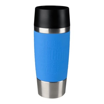 Tefal - Mug de voyage 360 ml TRAVEL MUG acier inoxydable/bleu clair