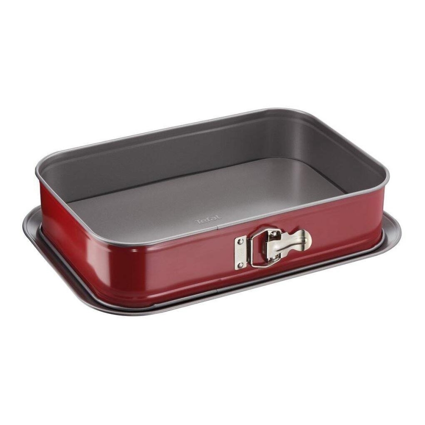 Tefal - Opvouwbare cakevorm DELIBAKE 36x24 cm rood