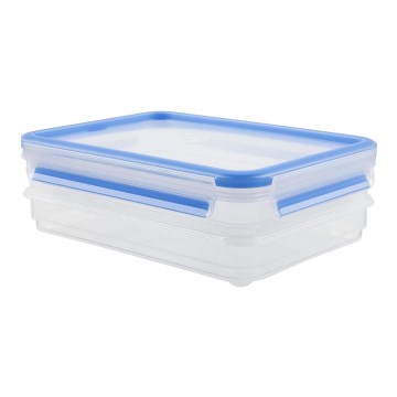 Tefal - Récipient alimentaire 2x0,6 l MASTER SEAL FRESH bleu