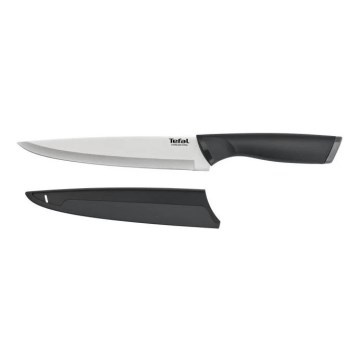 Tefal - Roestvrijstalen mes chef COMFORT 20 cm chroom/zwart