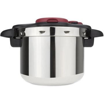 Tefal - Snelkookpan 6 l CLIPSO MINUT EASY roestvrij