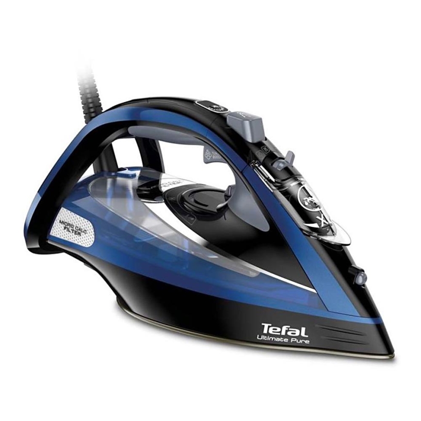 Tefal - Stoomstrijkijzer ULTIMATE PURE 3200W/230V blauw