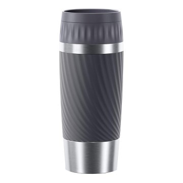 Tefal - Tasse thermique 360 ml EASY TWIST MUG acier inoxydable/gris