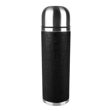 Tefal - Thermos avec mug 1 l SENATOR acier inoxydable/noir